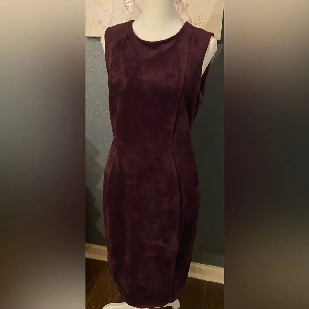 Calvin Klein Deep Purple Suede feeling dress size 8
